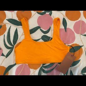 NWT Girlfriend Collective Hermosa Bikini Top